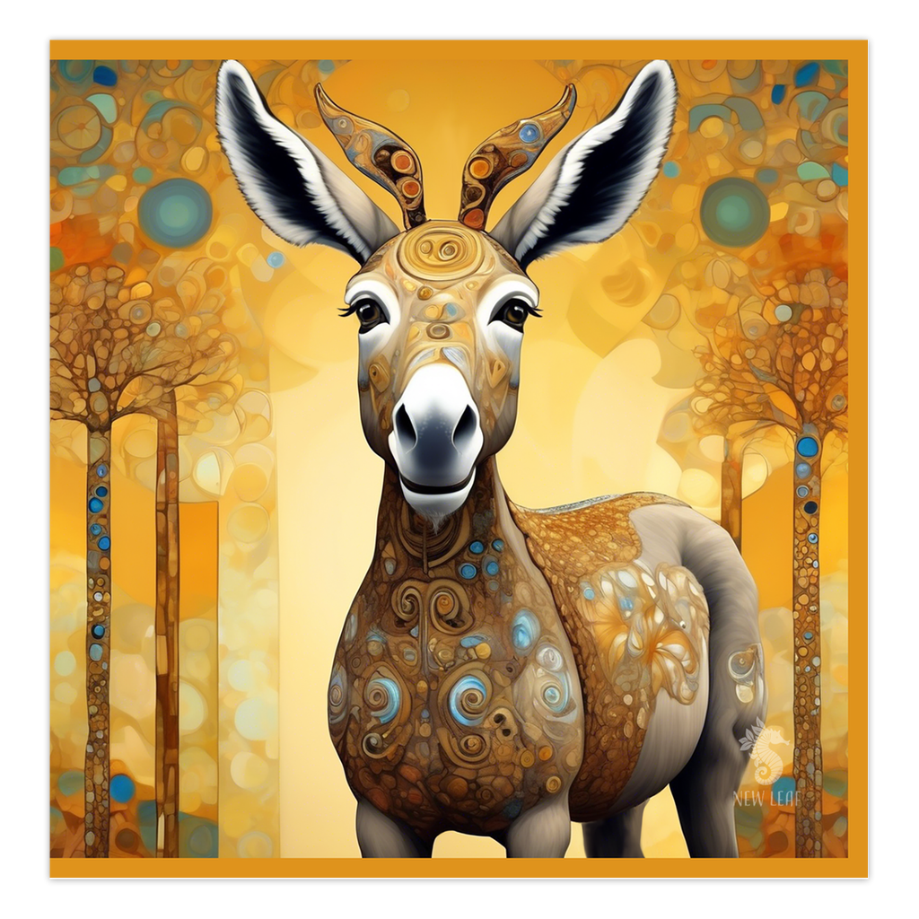 Fanciful Beasts- "Gossdondeer" Greeting Card