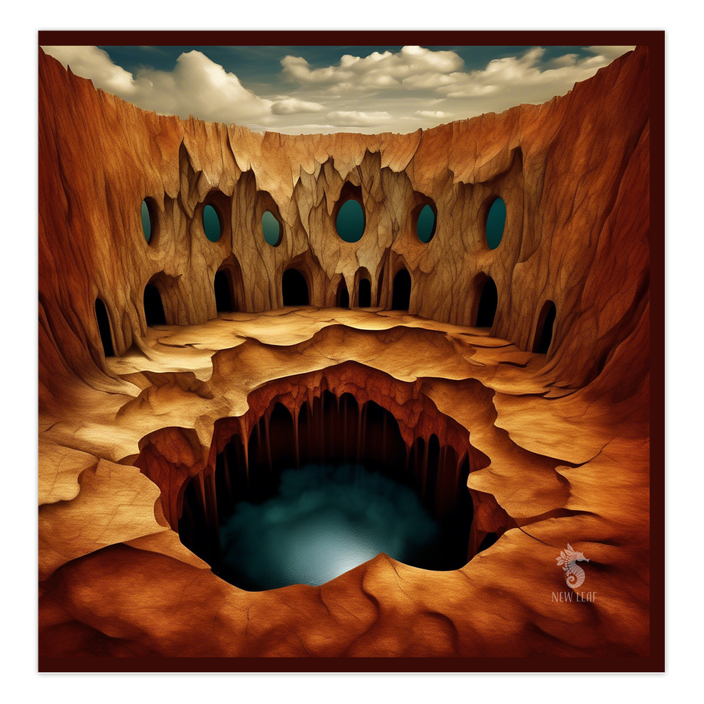 Voyage Hypnotique - "The Devil's Tureen" Greeting Card