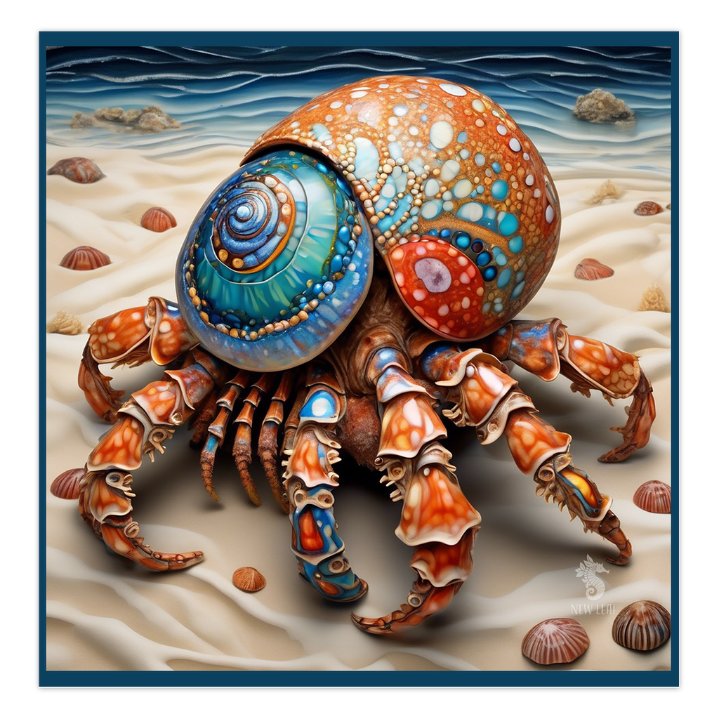 Fanciful Beasts- "Crabby" Greeting Card