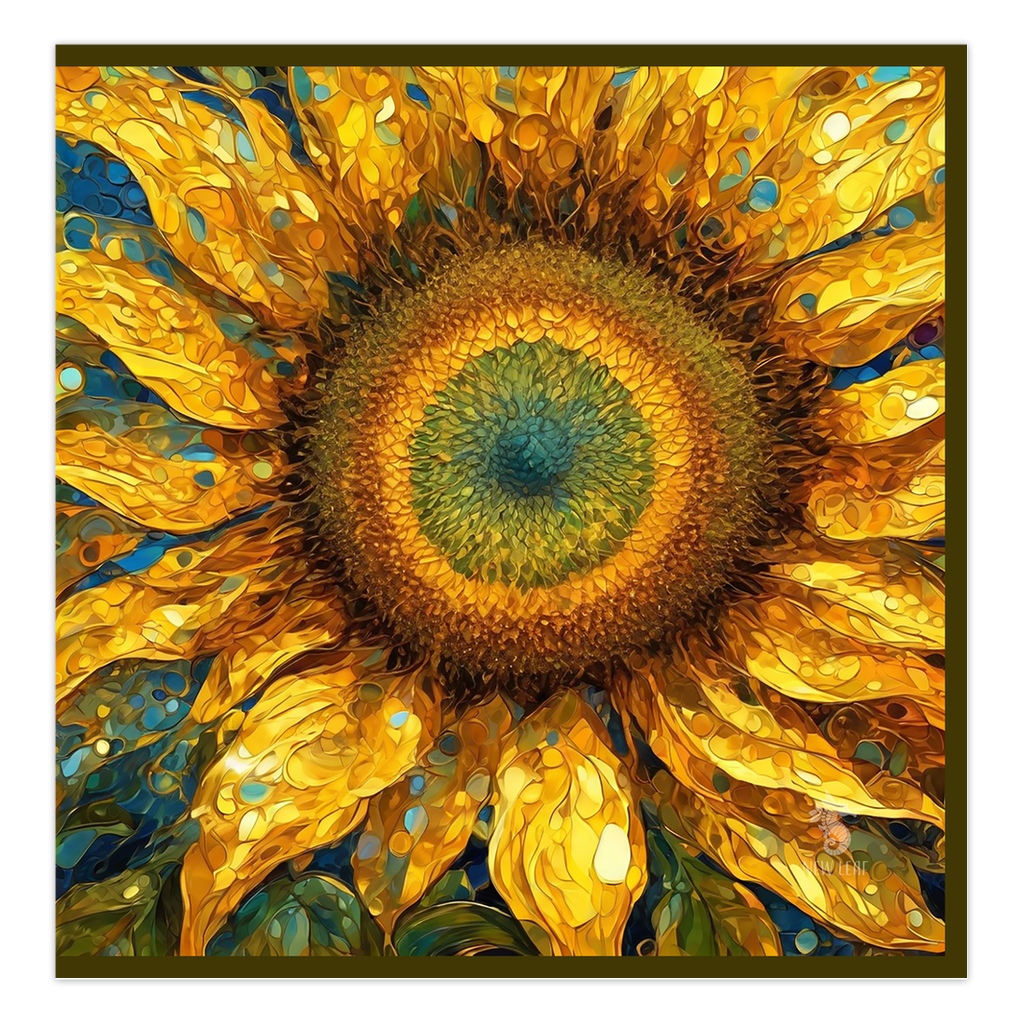 Art - "Specked Sunflower" Greeting Card