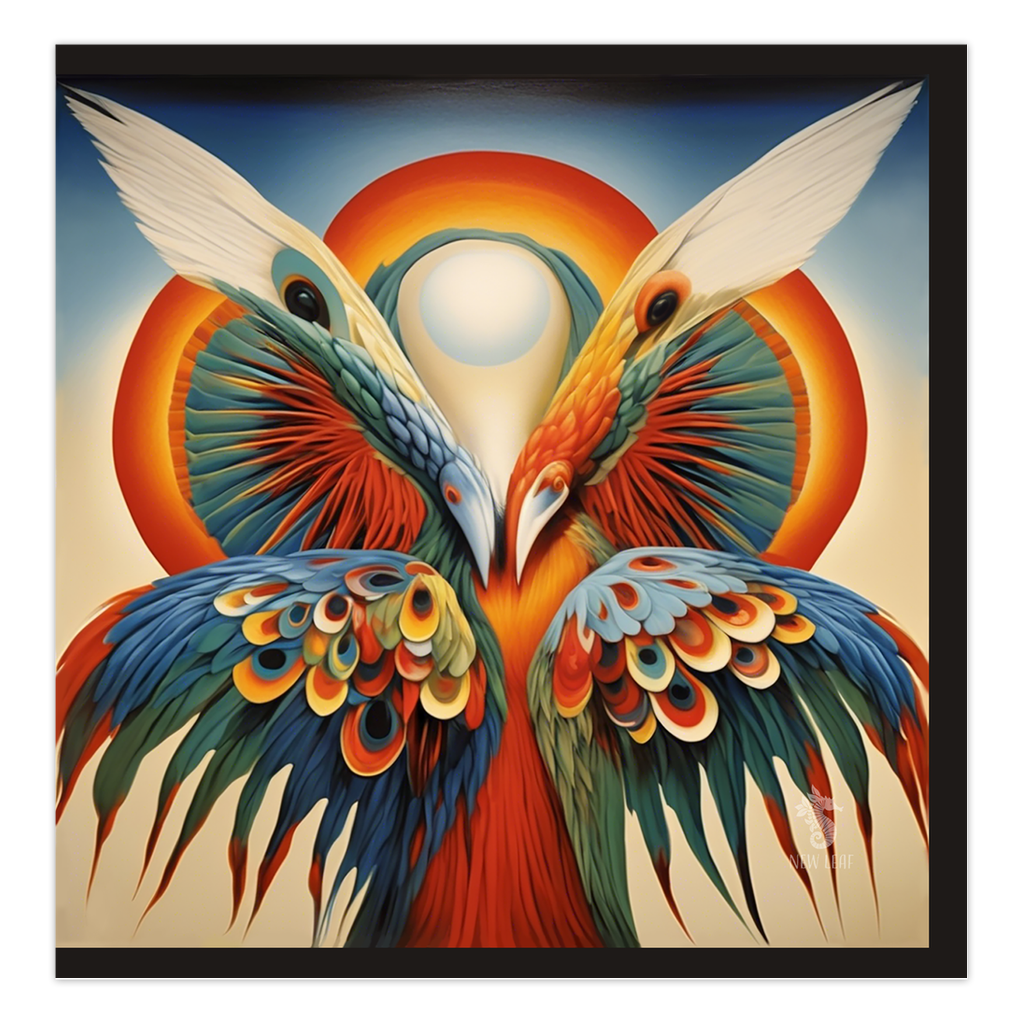 Art - "Sun Birds" Greeting Card