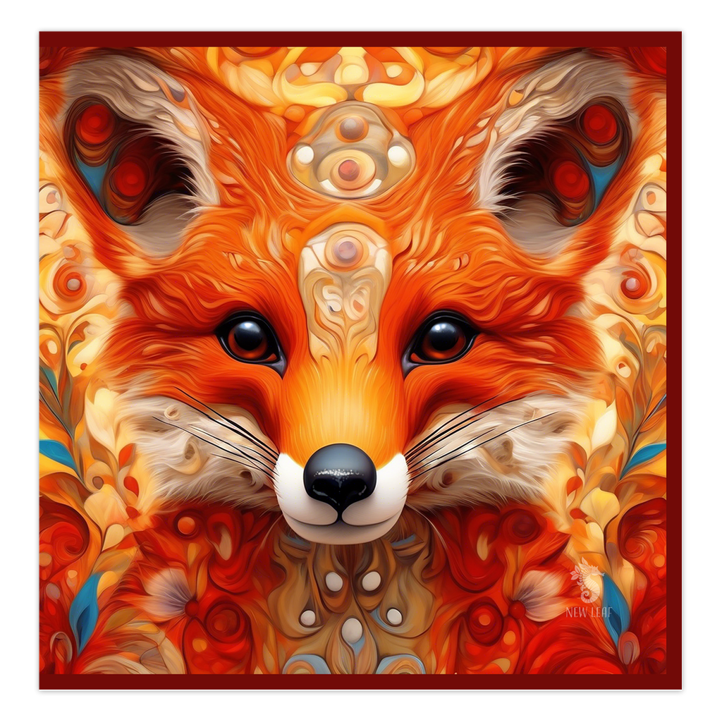 Fanciful Beasts- "Foxala" Greeting Card