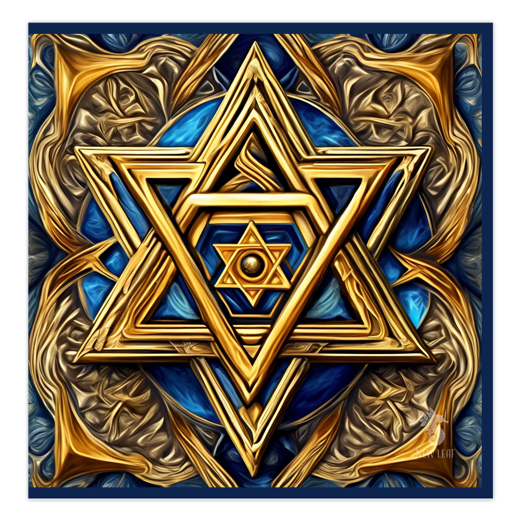 Star of David - Greeting Card