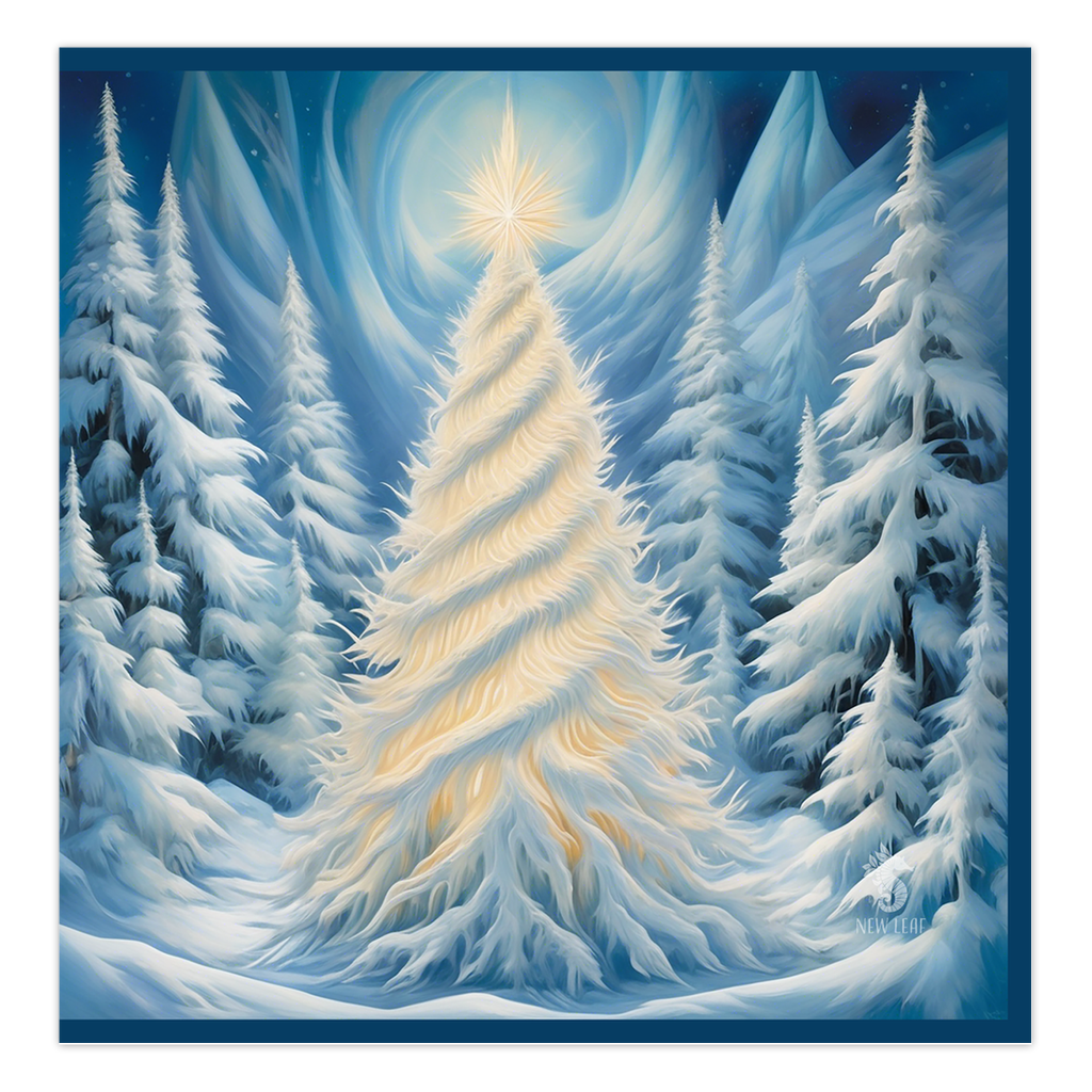 Luminous Tree - Greeting Card