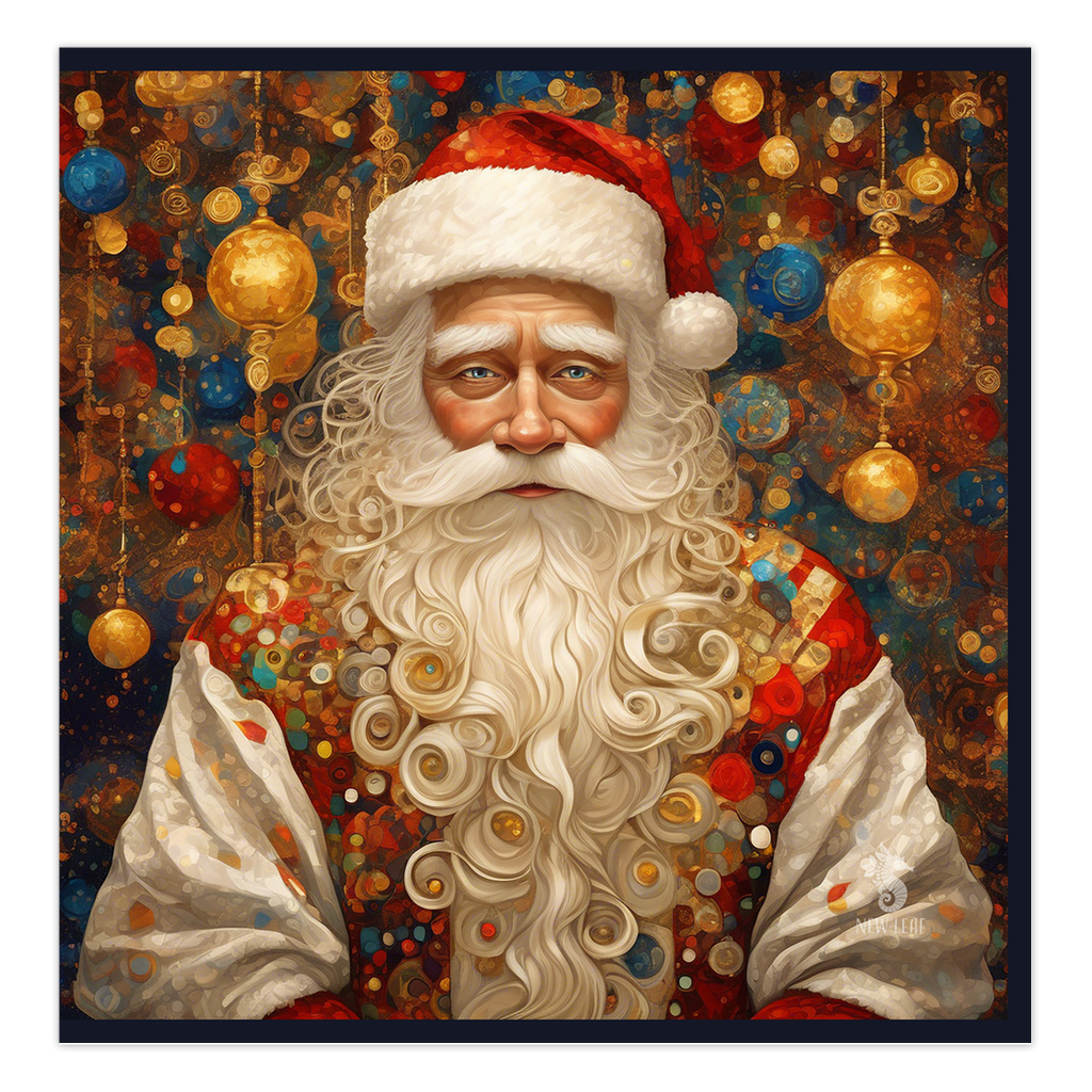 Soulful Santa - Greeting Card