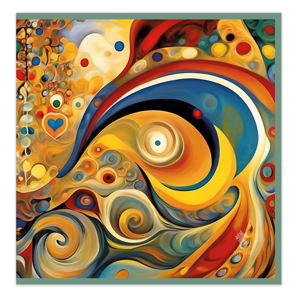 Voyage Hypnotique - "Flow in Color" Greeting Card