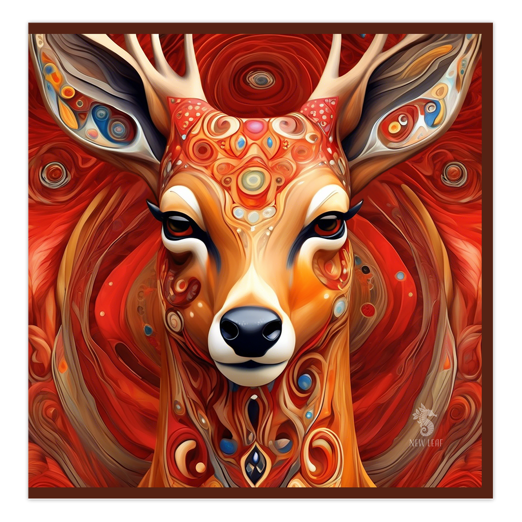 Hollydeer - Greeting Card