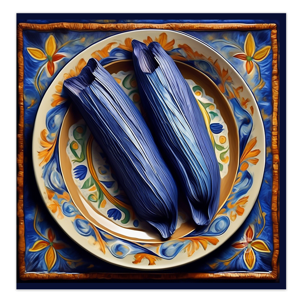 Art - "Blue Corn" Greeting Card